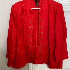 Women's XL linen jacket